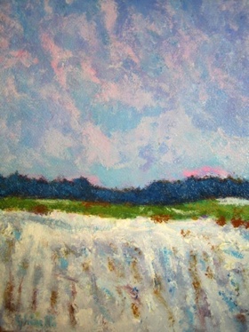 Campo con neve